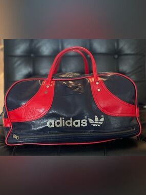 Vintage Adidas vinyl gym bag - 1970-80s